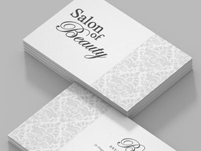 Salon of Beauty | Branding beauty brand identity branding business card design essex logo design salon logo typography