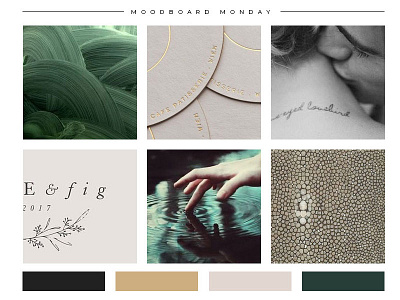 Emerald Monday beauty brand brand assets brand identity branding design graphic artist typography