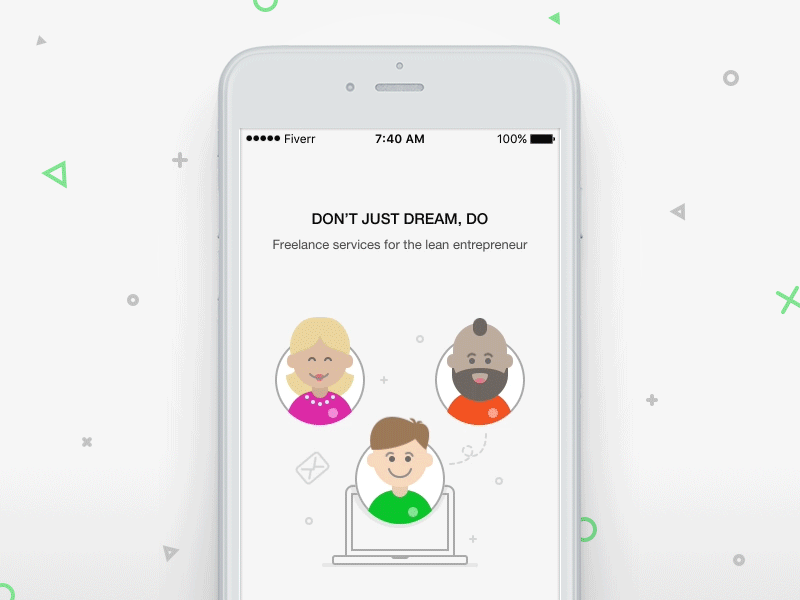 Mobile app onboarding app fiverr ios mobile onboarding principle sketch