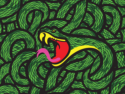 Snake Pattern 2 kvadart
