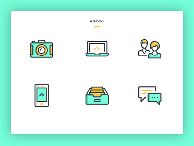 Web Icons camera icon design icon icons design mobile ui user web web icons website