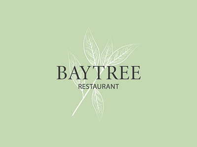 BayTree Logo branding design illustration logo re brand restaurant