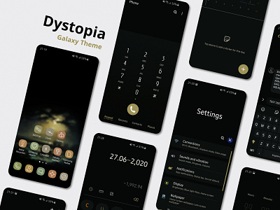 Dystopia | Samsung Gaxy Theme