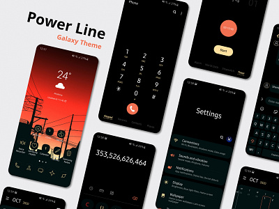 Power Line | Samsung Galaxy Theme