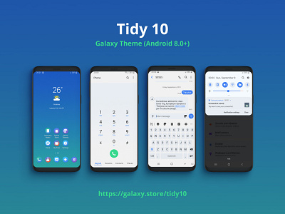 Tidy 10 | Samsung Galaxy Theme android android theme android ui animation app galaxy theme interface samsung samsung theme ui ux wallpaper
