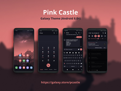 Pink Castle | Samsung Galaxy Theme