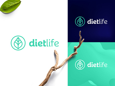 Diet life Logo awareness brand brand design branddesign branding design diet flat food graphic design green healthy icon identity life lifestyle brand logo logo design nutrition