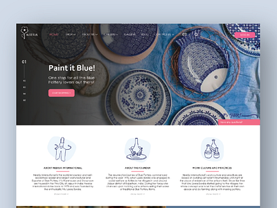 Neerja Blue Pottery- Landing Page