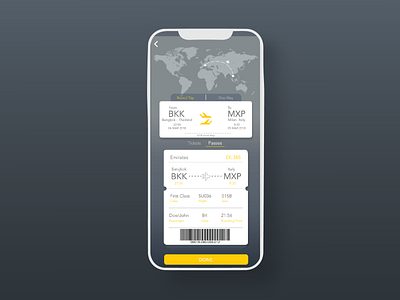 Flight Ticket UI