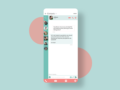 Direct Messaging UI app design direct messaging dms iphone messages messages app ui