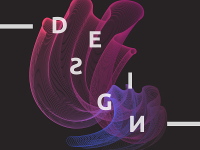 Gradient Blending dailydesign design gradient poster