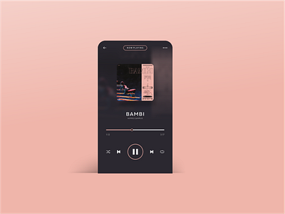 Daily Ui Challenge 006 Music Player 2 app design graphic design interface music player ui ui design