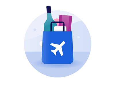 Schiphol Airport icon design: Shopping