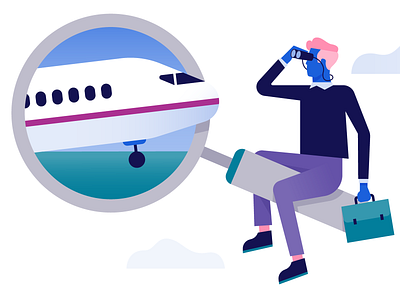 Schiphol Airport illustration: Arrive airline airplane airport arrive branding campaign concept drawing dutch editorial flatdesign graphic design illustration illustrator klm schiphol spot illustration storytelling vector webdesign