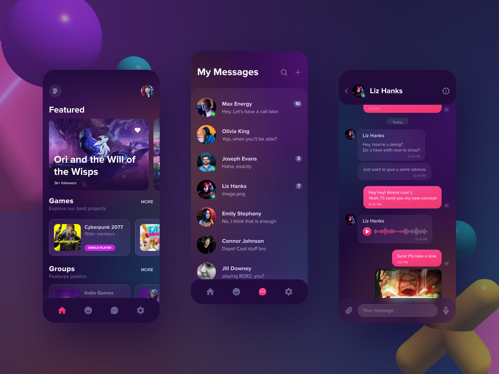 Gaming Collaboration Platform & Marketplace 🎮 by Maxim Synyava for ...