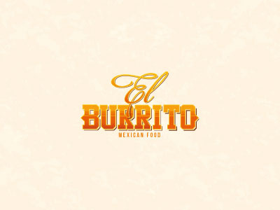 El Burrito brand burrito character color design eat food illustration logo mexican restaurant taco