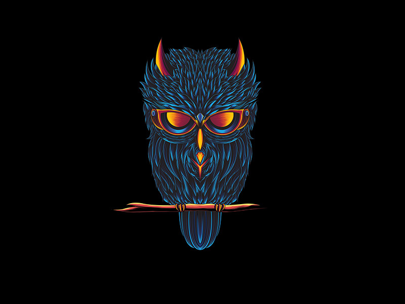 Spirit Owl Hell by Guna Agung on Dribbble