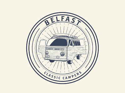 Vintage Car brand car classic design design graphic handdrawn illustration logo logo design merchandise merchandise design t shirt van vans vector vintage