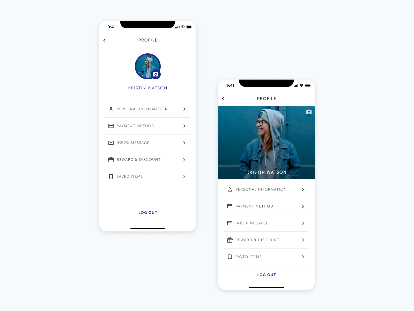 Daily UI #006 User Profile by C. Yeung on Dribbble