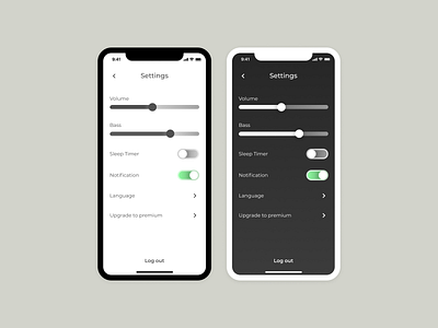 Daily UI #007 Settings