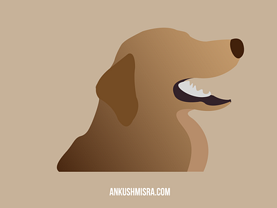 Dog Illustration app design dog flat icon illustration illustrator iphonex online ui ux vector web