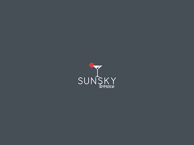 SunSky terrace logo bar bar logo logo 2d logo a day logo alphabet logo design logo design concept sun logo sunsky logo