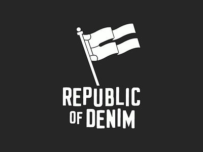 Republic of Denim denim jeans logo logotype republic