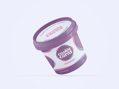 Cookie Corns Raspberry Packaging brand identity brand identity designer branding business branding creative creativity fruits graphic design graphic design graphic designer ice cream icecream illustration packaging packaging design trend typogaphy visual design wordmark