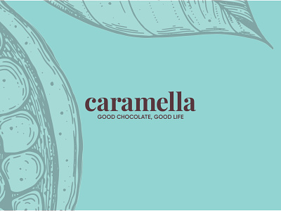 Caramella Chocolate branding business branding chocolate creative creativity design studio graphic design graphic designer logo mark visual identity wordmark