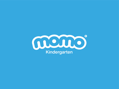 Momo Kindergarten branding business branding children clean creative creativity design studio graphic design graphic designer kindergarten logo logo mark logotype visual design visual identity wordmark