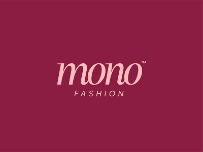 Mono Fashion brand identity branding business branding clothes creative creativity design studio graphic design graphic designer logo mark london serif store typface typogaphy visual design visual identity wordmark