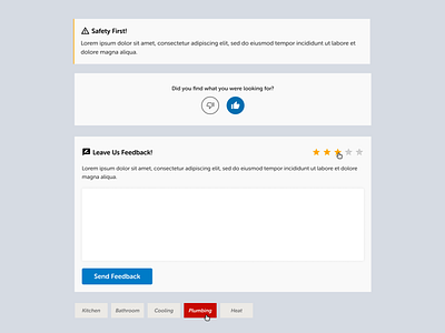 Blog Components with States blockquote blog box comment components design feedback interaction design ui ux