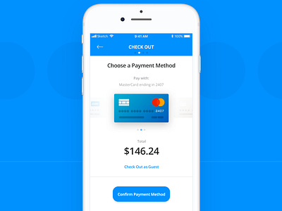 Mobile Check Out Screen design ui ux