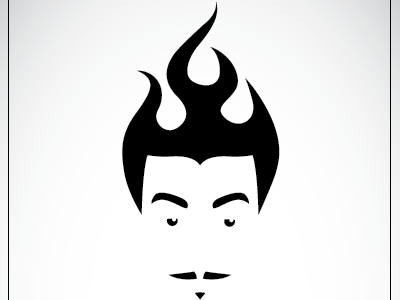 Personal Logo fire illustrator logo vector