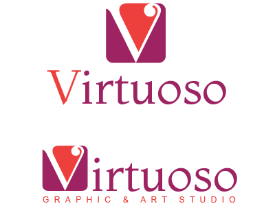 Virtuoso Logo Design exercise illustrator logo vector virtuoso