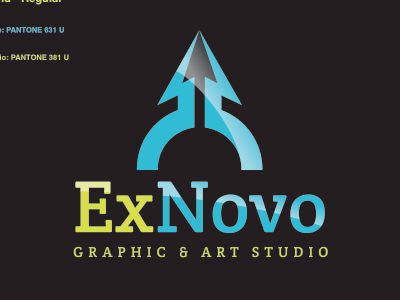 ExNovo Logo (Adjusted) agency art graphic illustrator logo studio vector