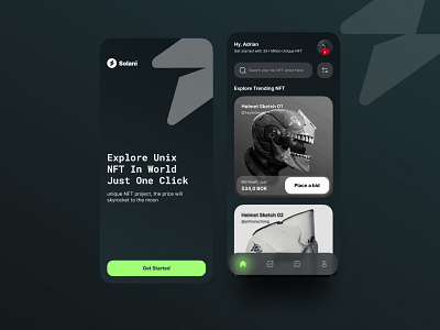 UI Design For NFT graphic design ui