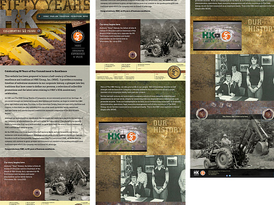 Website - 50th anniversary graphic design history web web design website
