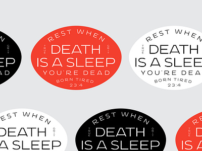 Death is a Sleep Badge