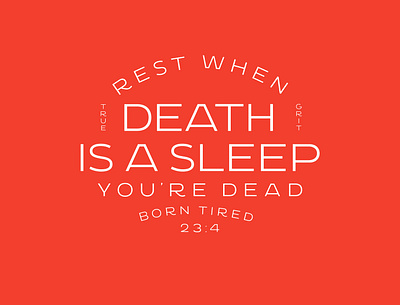 Death is a Sleep badge brand branding branding design design illustration logo sleep typographiclogo typography