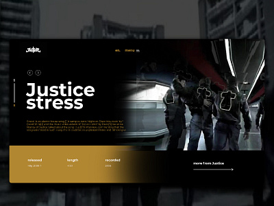 Justice - Stress Landing Page animation app blue branding css flat helvetica icon identity illustration justice logo minimal mobile plus typography ui ux vector webdesign