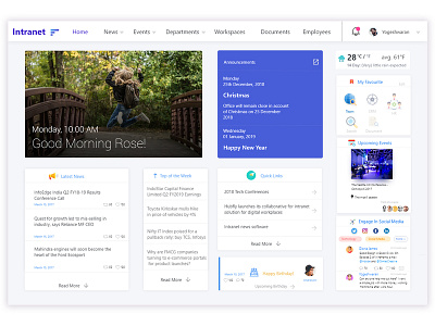 Intranet Dashboard
