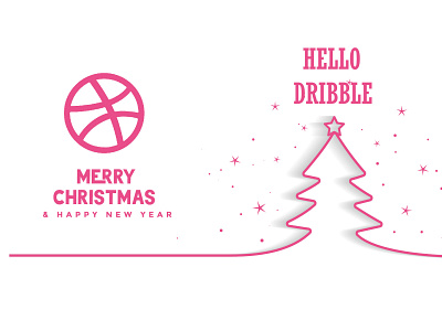 Hello Dribble banner ads design dribbleinvite illustrate ui welcome