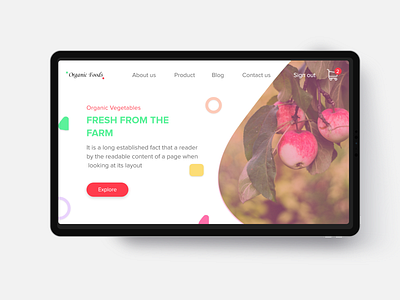 Organic Landing Page