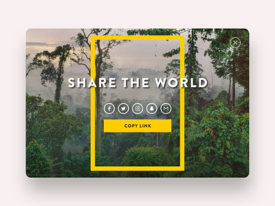 Daily UI #10: Social Share (National Geographic) daily ui daily ui 10 daily ui challenge dailyui10 national geographic social share ui ui design