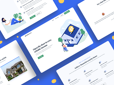 Fintech Landing Page Design | Doorvest