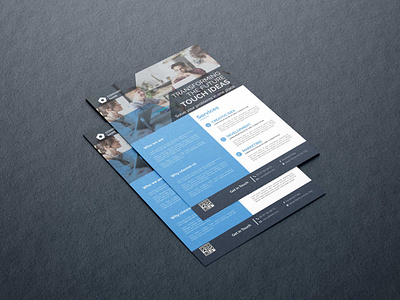 A4 Flyer for IT Service Agency