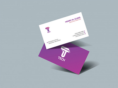 Tech business card