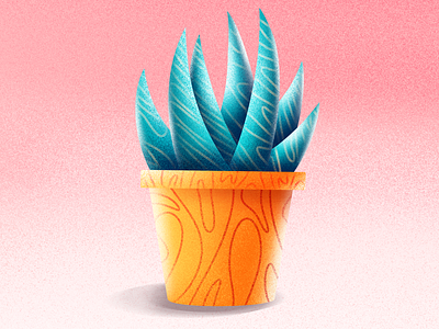 Flower pot design digital art flower illustration illustrator plant proc procreate vector