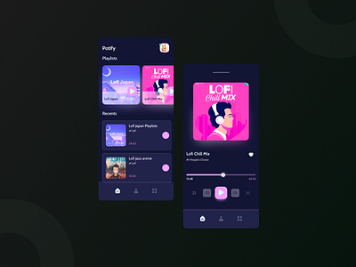 Music App ui